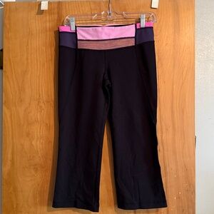 Lululemon Athletica black workout pants.